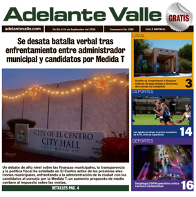 Cover of Adelante Valle
