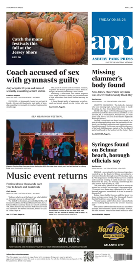 Cover of Asbury Park Press