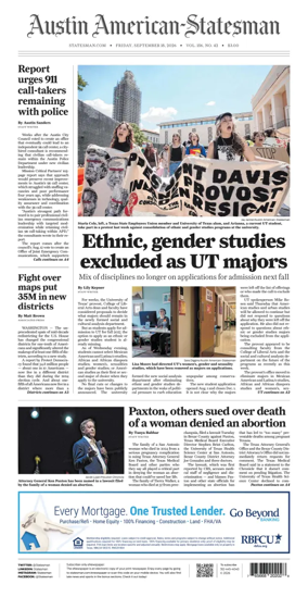 Cover of Austin American-Statesman