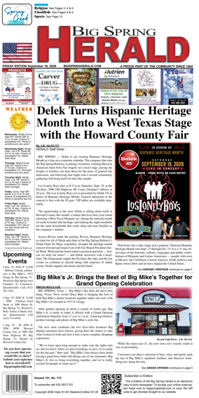 Cover of Big Spring Herald
