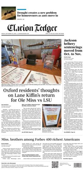 Cover of Clarion Ledger