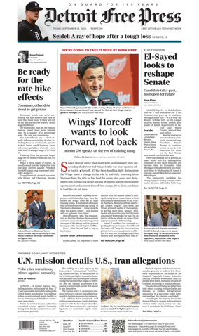 Cover of Detroit Free Press