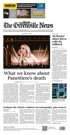 Cover of The Greenville News