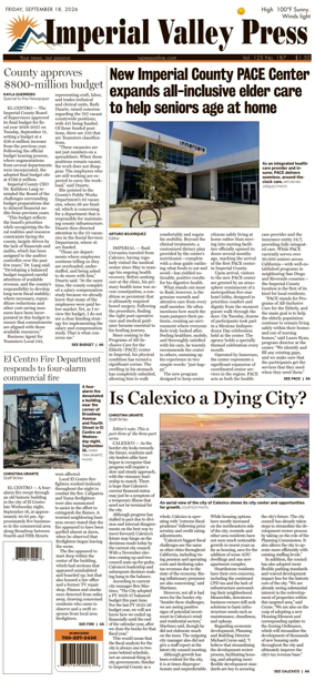 Cover of Imperial Valley Press