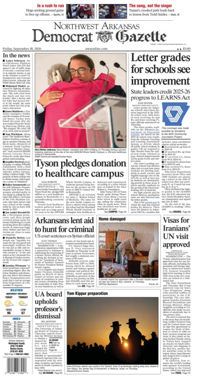 Cover of Northwest Arkansas Democrat-Gazette