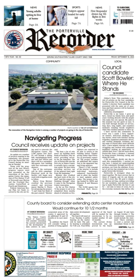 Cover of Porterville Recorder