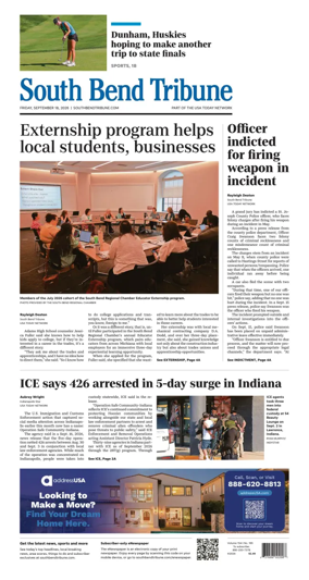 Cover of South Bend Tribune