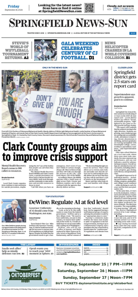 Cover of Springfield News-Sun