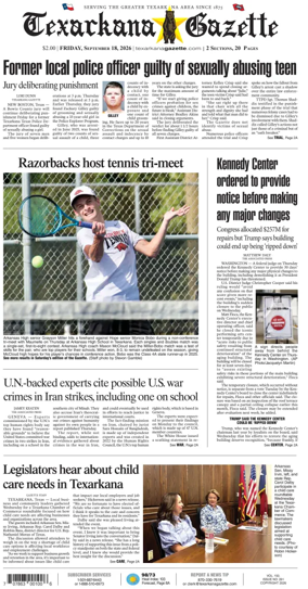 Cover of Texarkana Gazette