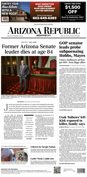 Cover of The Arizona Republic