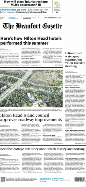 Cover of The Beaufort Gazette