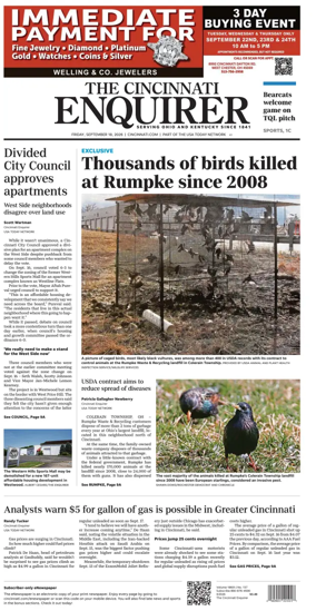 Cover of The Cincinnati Enquirer