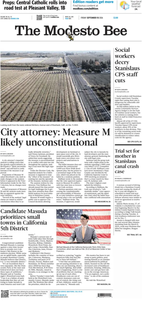 Cover of The Modesto Bee