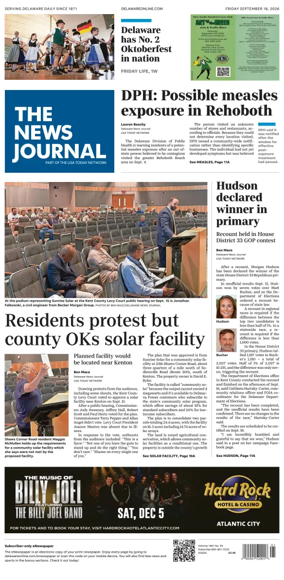 Cover of The News Journal