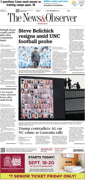 Cover of The News & Observer