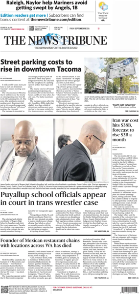 Cover of The News Tribune