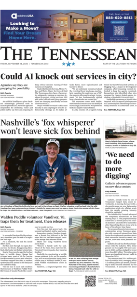 Cover of The Tennessean