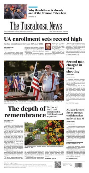 Cover of The Tuscaloosa News