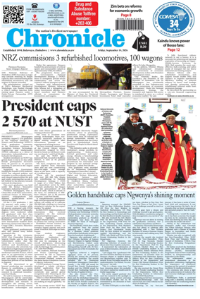 Cover of Chronicle (Zimbabwe)