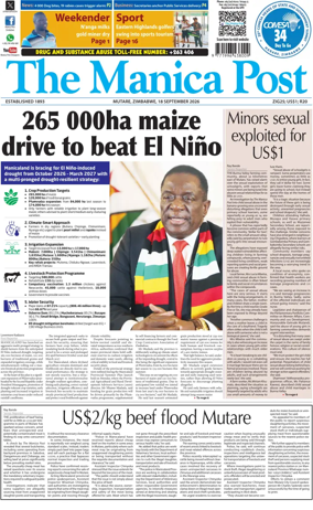Cover of The Manica Post