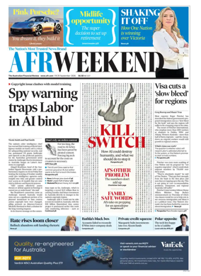 Cover of The Australian Financial Review