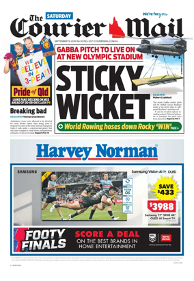 Cover of The Courier-Mail