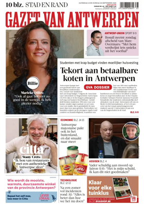 Cover of Gazet van Antwerpen Stad en Rand