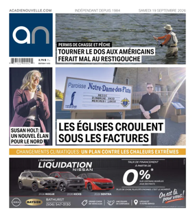 Cover of Acadie Nouvelle
