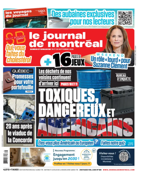 Cover of Le Journal de Montreal
