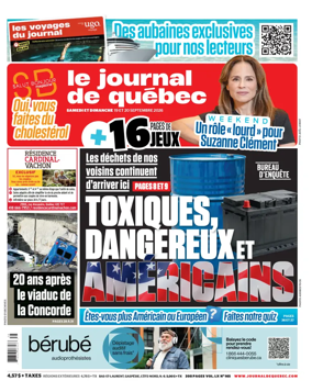 Cover of Le Journal de Quebec