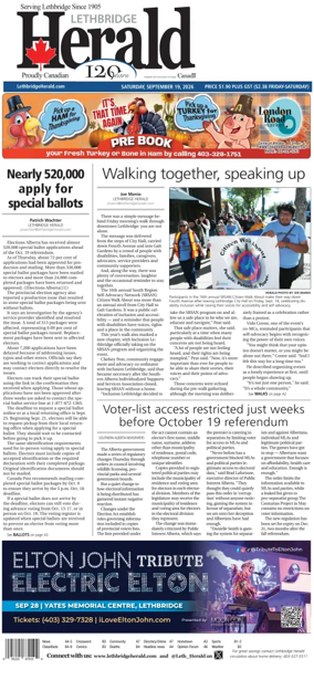 Cover of Lethbridge Herald