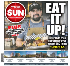 Cover of Ottawa Sun