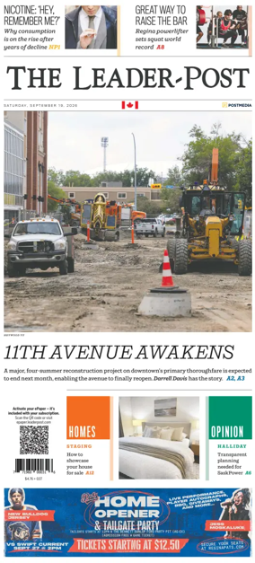Cover of Regina Leader-Post