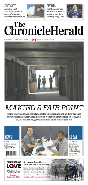Cover of The Chronicle Herald (Metro)