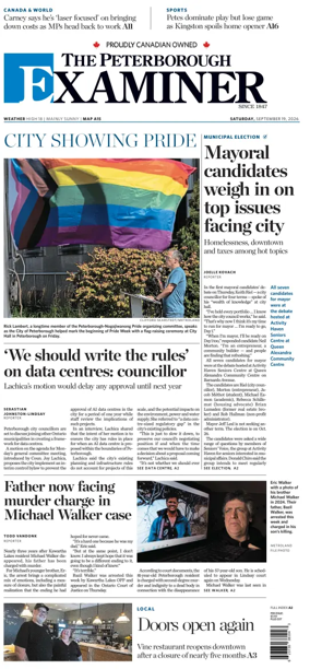 Cover of The Peterborough Examiner
