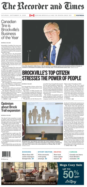 Cover of The Recorder & Times (Brockville)