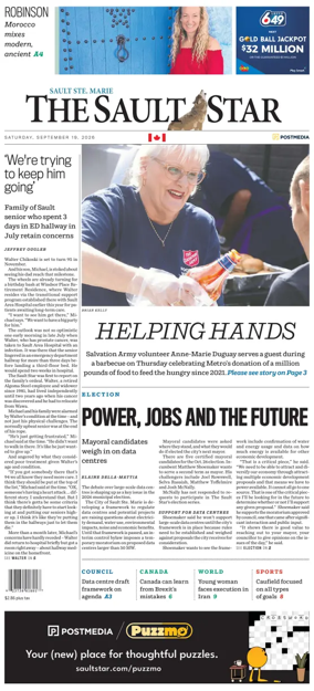 Cover of The Sault Star