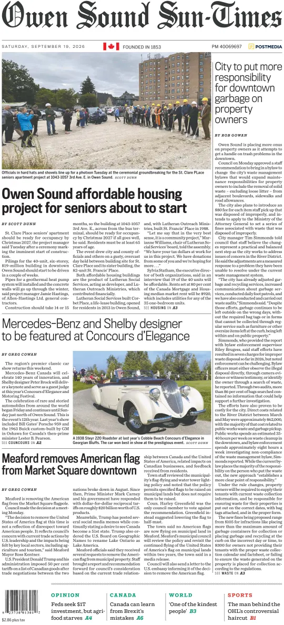 Cover of The Sun Times (Owen Sound)