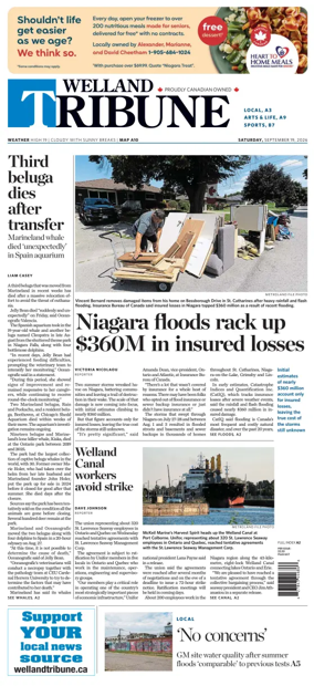 Cover of The Welland Tribune