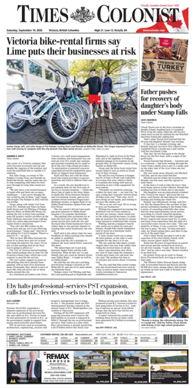 Cover of Times Colonist
