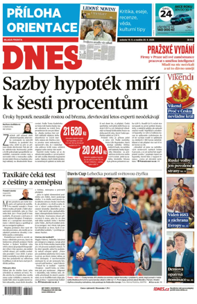 Cover of MF DNES