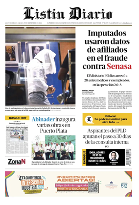Cover of Listin Diario