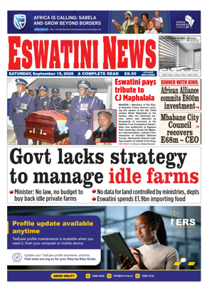 Cover of Eswatini News
