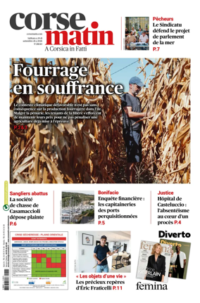 Cover of Corse Matin