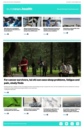 Cover of Euronews Health (English) Compiled Edition