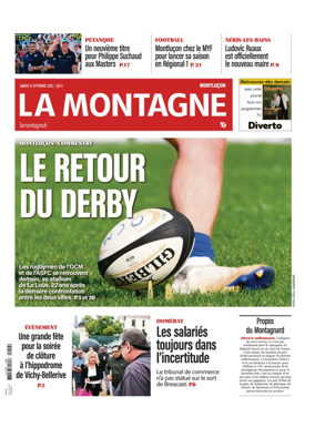 Cover of La Montagne (Montlucon)
