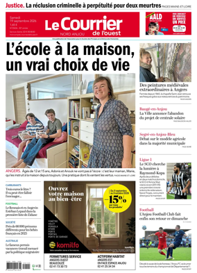 Cover of Le Courrier de l’Ouest (Nord Anjou)