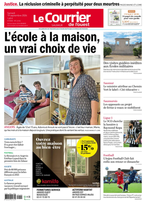 Cover of Le Courrier de l’Ouest (Saumur)