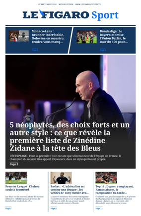 Cover of Le Figaro Sport
