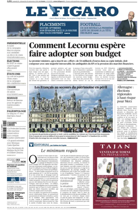 Cover of Le Figaro